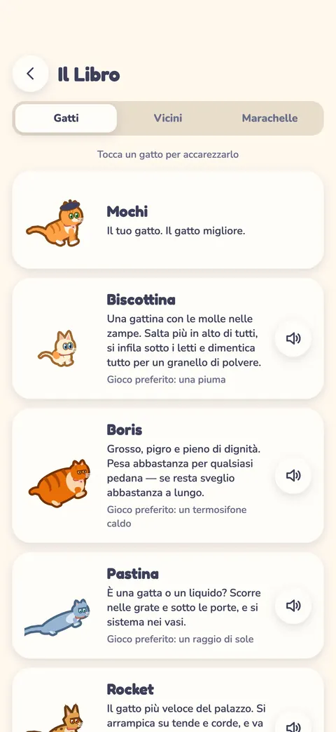 Il Libro: tutti i gatti del palazzo, ognuno con la sua storia